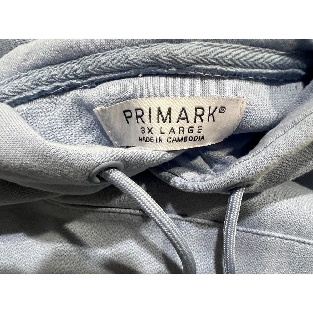 Primark Fleece‎ Hoodie Womens 3X Blue Activewear Loungewear - Picture 3 of 6